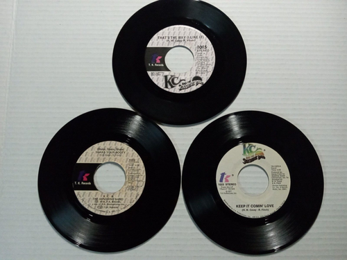 KC And The Sunshine Band 45 U/min 3er-Pack ""That's The Way + 5 weitere"" T.K. SCHALLPLATTEN