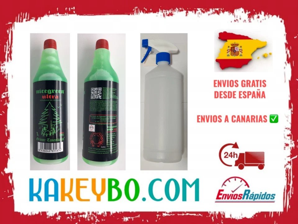 LIMPIADOR EXTREMO ULTRA NICEGREEN 1 Litro 100% ORIGINAL + PULVERIZADOR ENVIO 24H