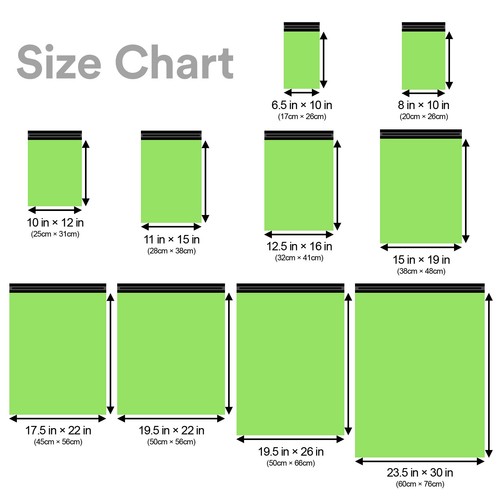 15"x19" Poly Versandtaschen Versand Wasserdicht Umschläge Reißfest Posttasche - Bild 7 von 65