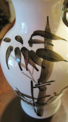 China Vase White Literate Bamboo Painting - Picture 3 of 12