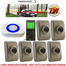 DAKOTA ALERT DCMA-4K PLUS MTPR-4000 WIRELESS ALARM SYSTEM-6 SENSORS