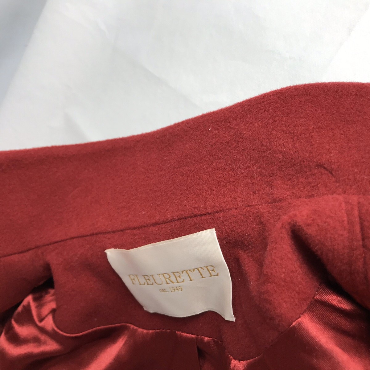 Fleurette placket front wool car coat deals