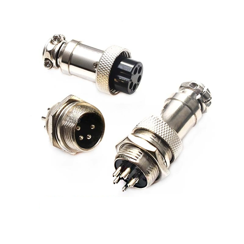 GX12 16 20 Aviation Plug 2 3 4 5 6 7 8P Metal Male /Female Panel Cable Connector - Picture 7 of 13