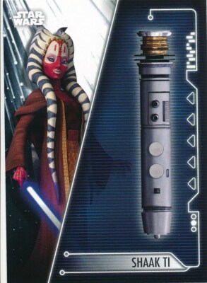 LJ-7 SHAAK TI 2020 Topps Star Wars Holocron LIGHTSABERS of
