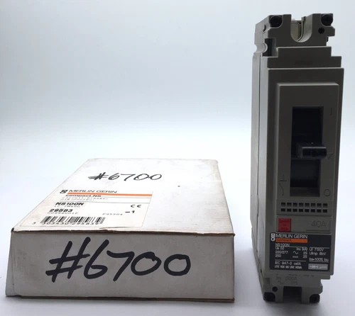 Merlin Gerin 29583 Circuit Breaker Compact NS100N TM40D 40A 1P Schneider