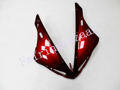 Kit de carenado por inyección ABS Apto para YZF 2004 2005 2006 R1 rojo caramelo mate negro - Imagen 2 de 7