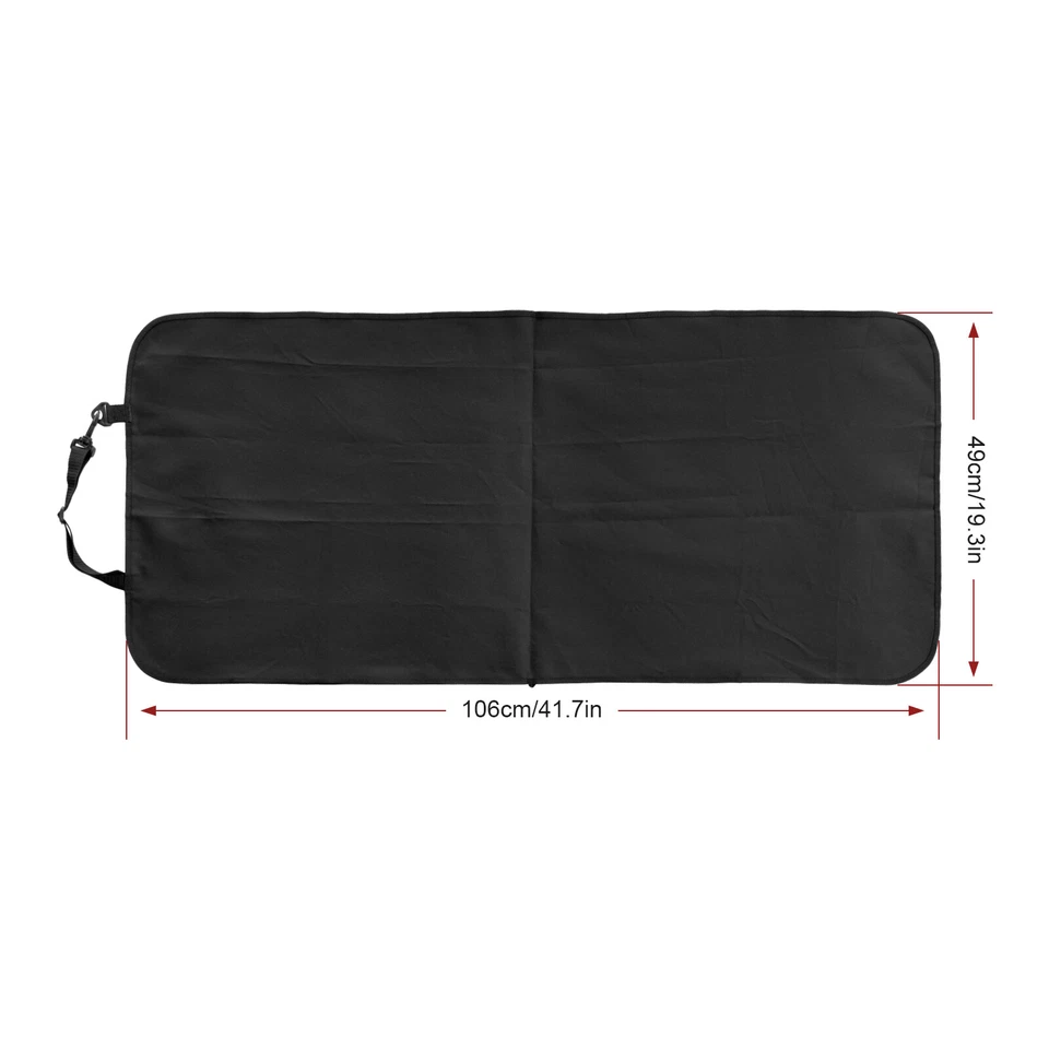 Par de fundas de asiento de viaje para mascotas perros gatos protector de asiento delantero cojín acolchado Foto 4 de 4