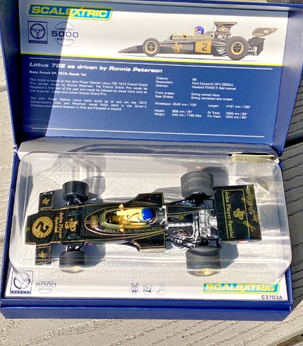 SCALEXTRIC 1/32 LEGENDS JPS LOTUS 72E #2 RONNIE PETERSON SLOT CAR 1/5000 C 3703 - Bild 23 von 24