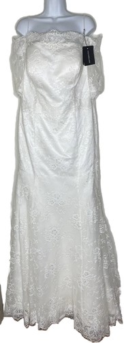 Cocomelody Ivory Wedding Gown Size 20 - Picture 2 of 7