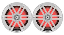 2x Rockford Fosgate M1-65 6.5  Color Optix Marine 2-Way 300W Max Power Speakers