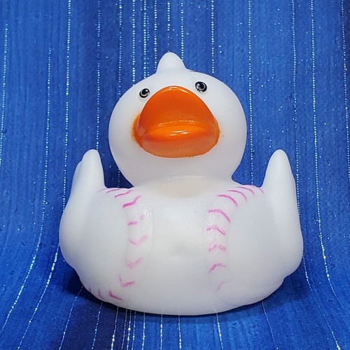 12 patos de goma de béisbol texturizados fiesta de cumpleaños NUEVO - Imagen 5 de 5