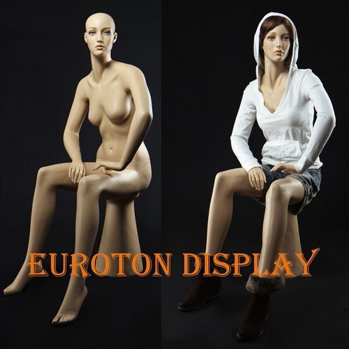 Schaufensterpuppe J-8 Mannequin weiblich Schaufensterfiguren sitzend Frau - Bild 11 von 11