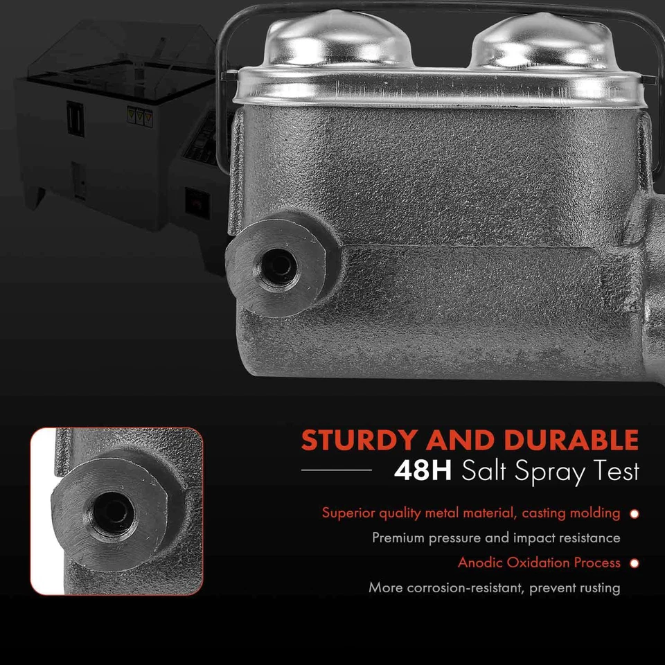 Cilindro maestro de freno con depósito para Ford F600 F700 F800 1980-1983 F7000 F8000 Foto 2 de 4