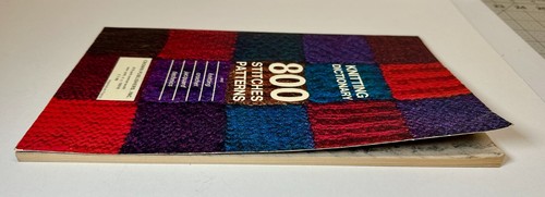 VTG 1970 Knitting Stitch Dictionary 800 patterns PB Book~BW & COLOR Mon Tricot - Foto 2 di 6
