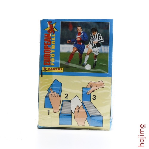 1997 European Football Star Sticker Sealed Box (100 Packets) *Bad Condition Box* - Picture 2 of 10