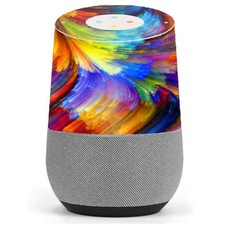 Skin Decal Vinyl Wrap for Google Home stickers skins cover/ Watercolor Paint