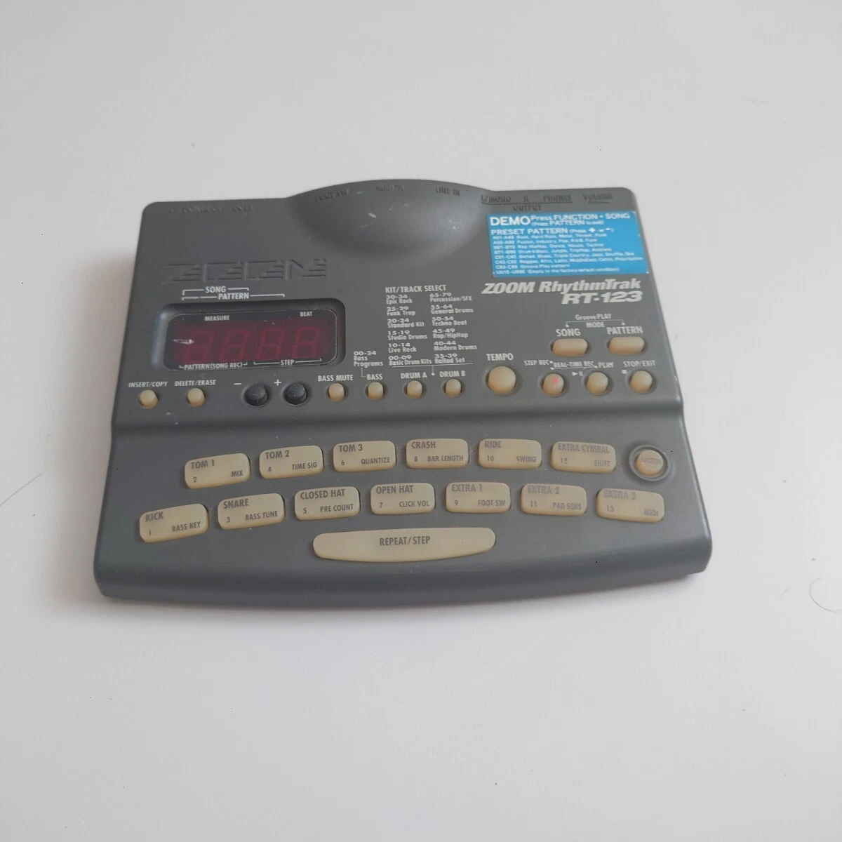 Zoom RT 123 Rhythm Trak Drum Machine Used Japan free shipping eBay