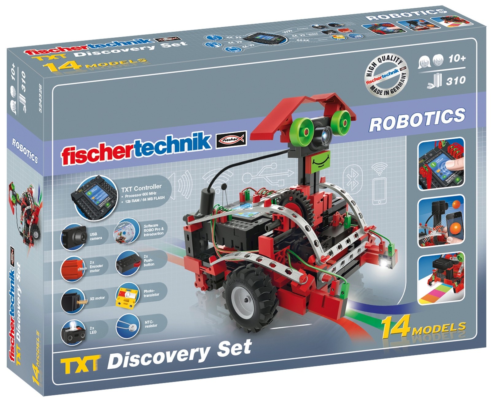 nuevo Fischertechnik 524328 TXT discovery set OVP nuevo Fischertechnik 524328 TXT discovery set OVP