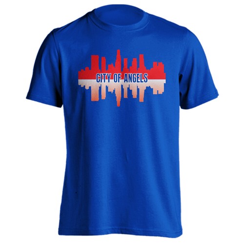 kurzärmeliges T-Shirt Los Angeles LA City of Angels Sport Skyline Grafik Erwachsene - Bild 12 von 19