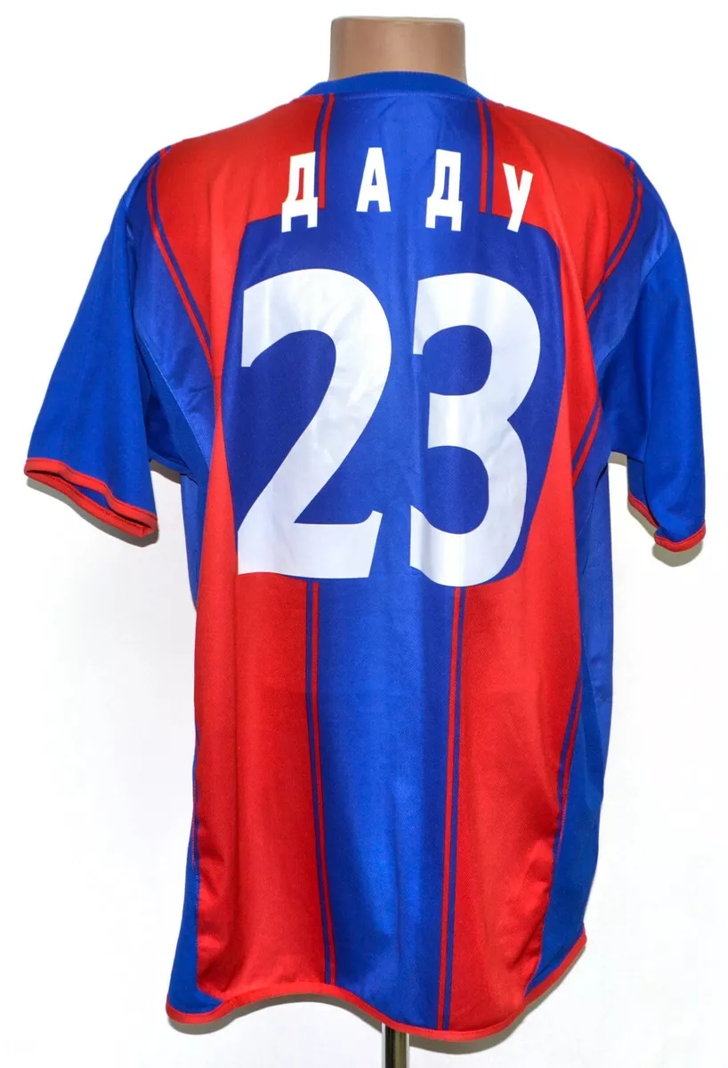 CSKA MOSCOW RUSSIA MATCH UN WORN 2004 HOME FOOTBALL SHIRT UMBRO