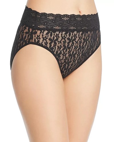Wacoal HALO LACE Black 65547 Full Figure UW Bra 34DDD & Hi Cut Brief L - Picture 6 of 10
