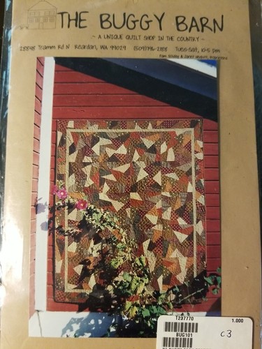 Buggy Barn Crazies #101 Scrappy 58"×70" Quilt Sewing Pattern 1999 - Bild 1 von 2