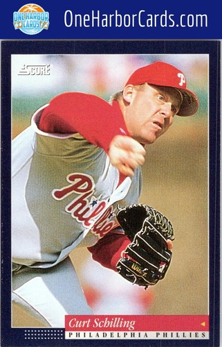 1994 Score Philadelphia Phillies Baseball Card #88 Curt Schilling - Picture 1 of 2
