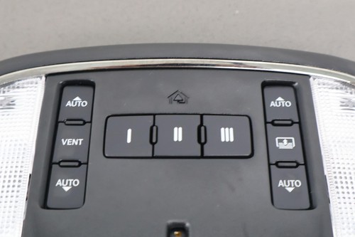 11-15 Jeep Grand Cherokee Overhead Roof Console (Black XR) W/ Sunroof Switches - Bild 5 von 21