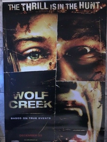 Póster de película original de Wolf Creek de una sola cara - 27x40