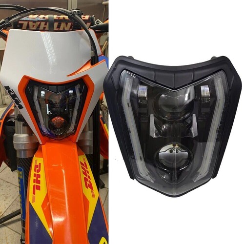 LED-Scheinwerfer für KTM 2017-2023 Enduro 250 350 450 Mehr Dual Sport SMC-R 690 - Bild 13 von 15