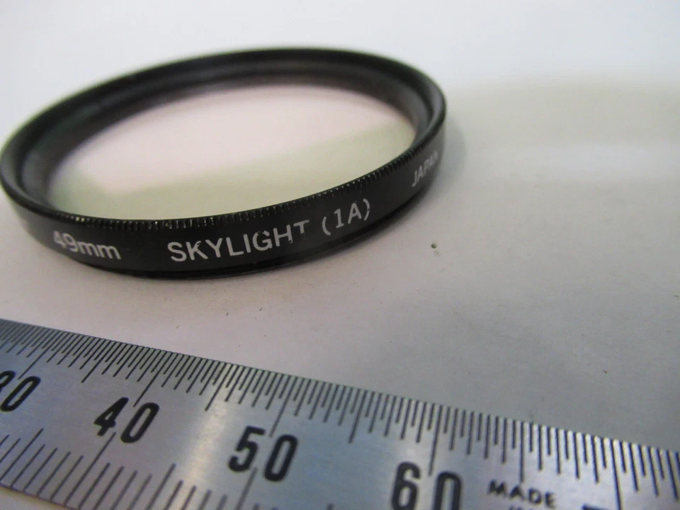 CAMERA LENS COVER FILTER VIVITAR SKYLIGHT 1A 49mm AS PICTURED R2-A-113 - Image 4 of 4