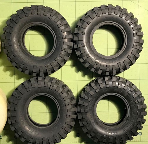 NOS #1147 Original Pro-line Flat Iron 1.9" RC 1/10 Rock Terrain Crawler Tires 4 - Picture 2 of 6