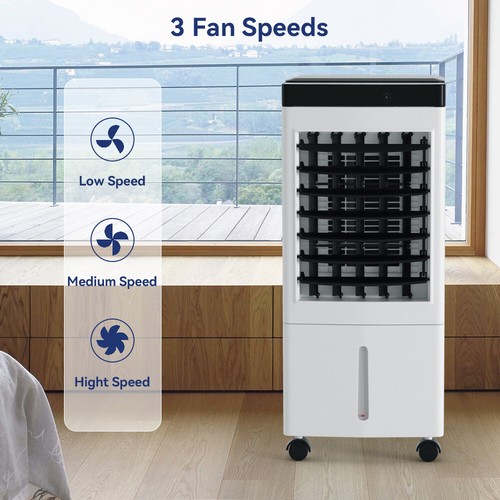 NEW 1× 65W Air Cooler Fan Portable Mini Air Conditioner Personal Cooling Indoor - Picture 3 of 16