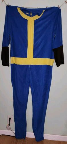 Tuta Fallout 4 Vault Boy 111 RARA XL 2016 Bethesda pezzo unico costume pigiama - Foto 2 di 5