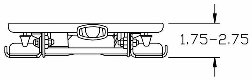 Low Profile Seat Suspension fits John Deere Z540R 717A 737 757 777 797 997 Z81 - Bild 6 von 6