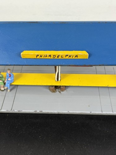 Mini-Craft PHILADELPHIA Passenger Waiting Station Masonite BOX American Flyer - Picture 7 of 24