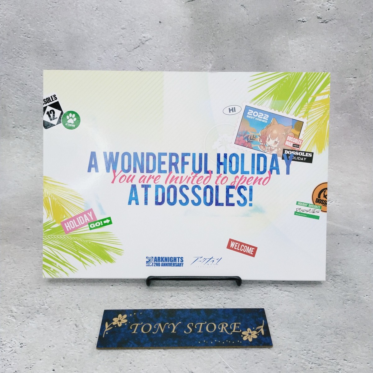 ARKNIGHTS 2nd ANNIVERSARY ILLUSTRATION Vacance Set Kit ARKNIGHTS 2nd ANNIVERSARY ILLUSTRATION Vacance Set Kit