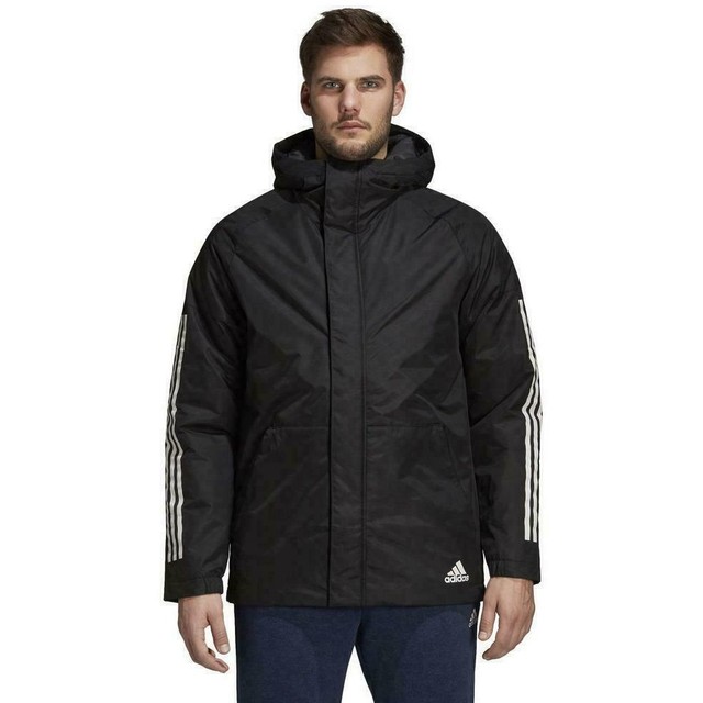 adidas 3 stripe winter jacket