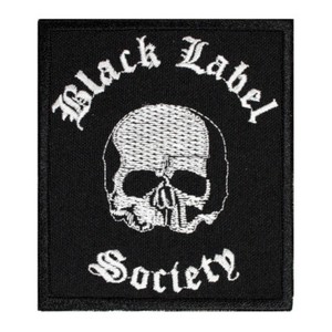 リーバイスベスト、ザックワイルド、ブラックレーベルソサイエティパッチ貼り付け リーバイスベスト、ザックワイルド、ブラックレーベル