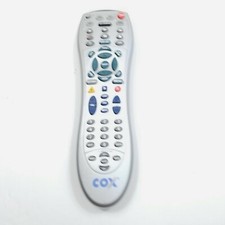 Cox URC7820 OEM Cable Communications Universal TV DVR Remote Control Silver