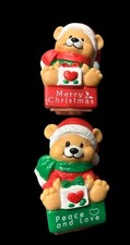 Peace and Love And merry Christmas Rubber Stamps 1994 Noteworthy