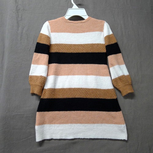 H&M Kid's Striped Knit Sweater Dress Size 6 Pink - Picture 6 of 11