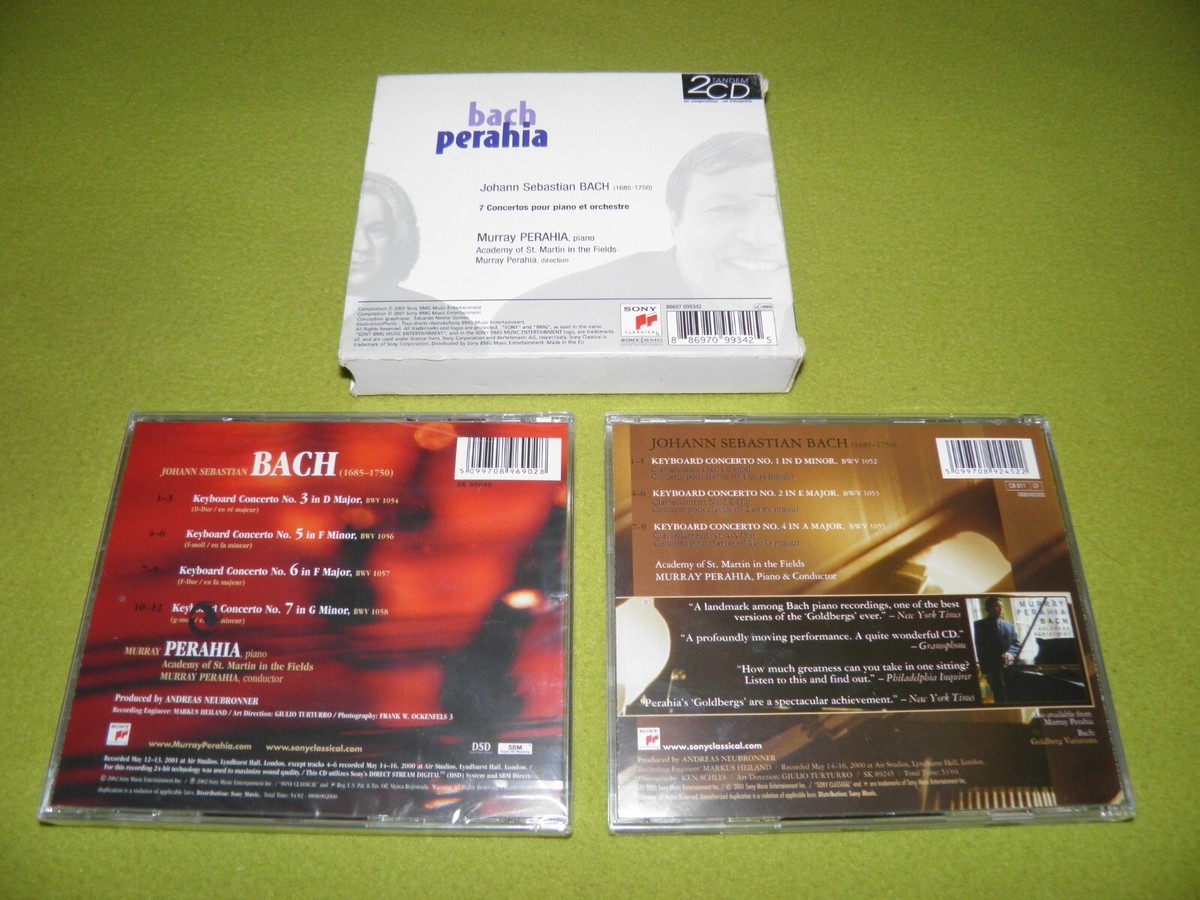 バッハ:ピアノ協奏曲第1~7番 ペライア(P,指揮)ASMF 2CD Amazon.co.jp: J.S.バッハ:ピアノ協奏曲全集(SHM-CD)(2CD