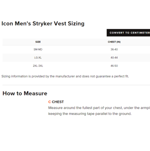 Icon Field Armor Stryker Motorcycle Vest - Pick Size & Color - Picture 2 of 8