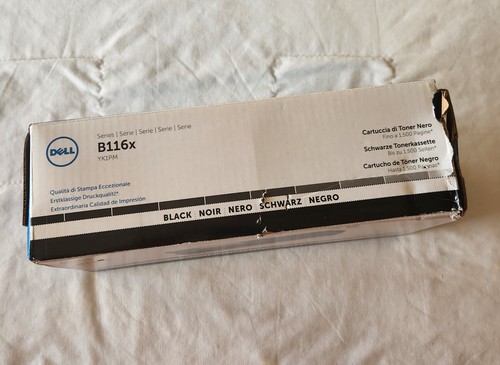 Genuine Dell B116X Toner Cartridge YK1PM Black - FACTORY SEALED - NEW - Picture 2 of 6