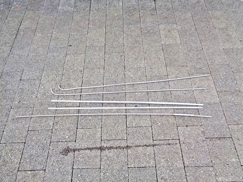 Simca 1301 1501 Chrom Zierleisten Moulding Zierleiste Kotflügel Seitenwand SET - Bild 1 von 10