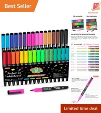 Dry Erase Markers 32 Pack Magnetic Fine Point Assorted Colors for Whiteboards