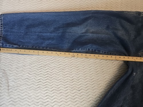 VINTAGE Baggy Jeans Mens 34x34 Blue Loose Skater Culture Pockets Hip Hop Y2K - Picture 3 of 6