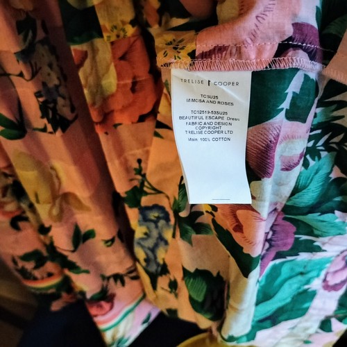 Trelise Cooper Mimosa Roses Dress 12 14 16 Worn2x +Free Slip bought 4 this dress - Picture 22 of 24