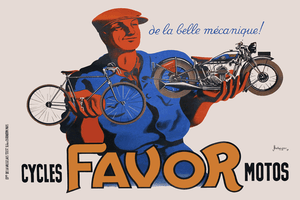 Image Is Loading Art Deco French Motorcycle Poster Favor 1930s Advertising Image Is Loading Art Deco French Motorcycle Poster Favor 1930s Advertising